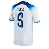 Koszulka piłkarska Anglia John Stones #5 Strój Domowy MŚ 2022 tanio Krótki Rękaw